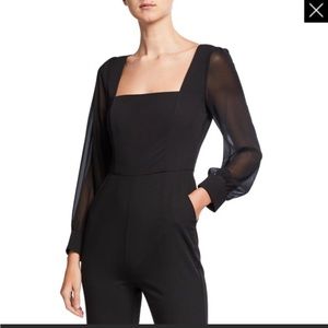 BCBG Square Neck Jumpsuit